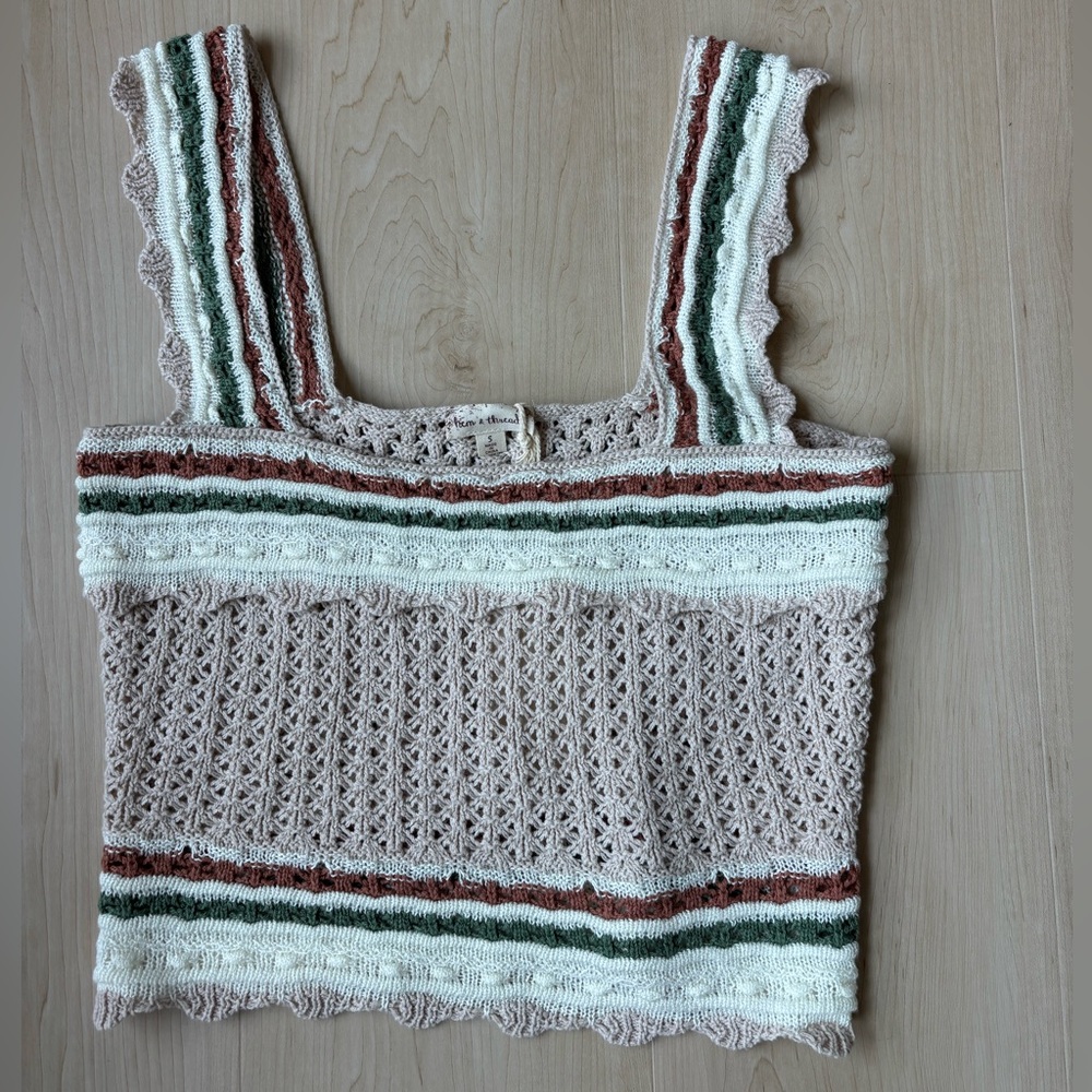 Hem & Thread Striped Knit Tank Top - Picture 12 of 12
